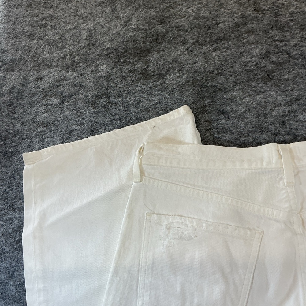 Citizens Of Humanity White Paloma Wide Leg High Rise Beachy White Denim Jeans - Picture 6 of 6